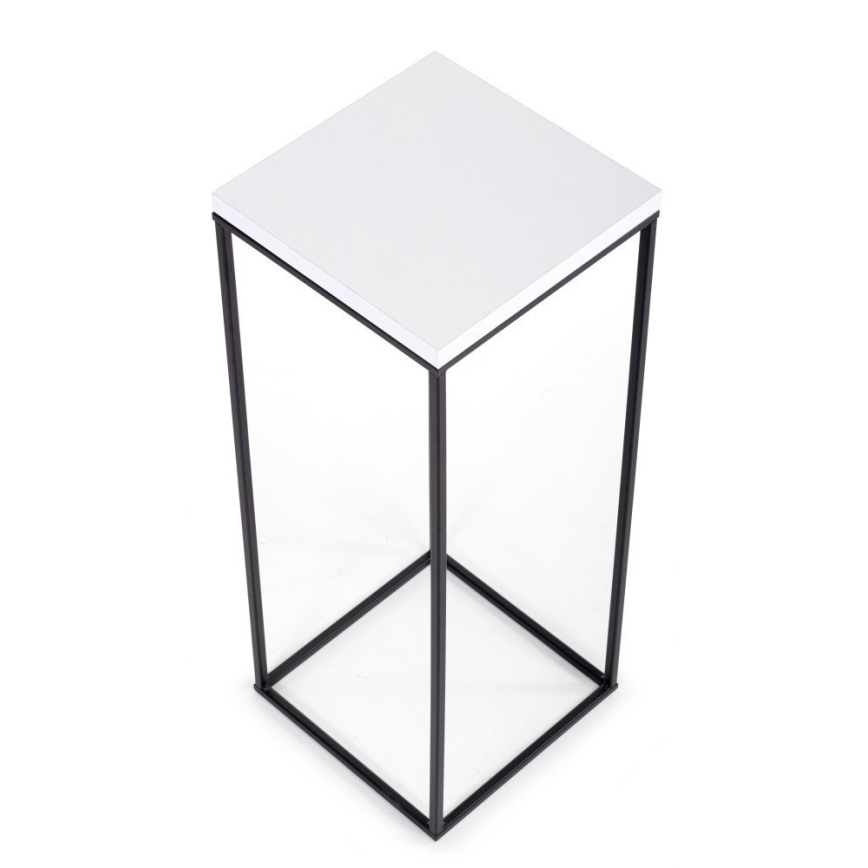 Стойка за цветя BASICLOFT 60x24 черен/бял
