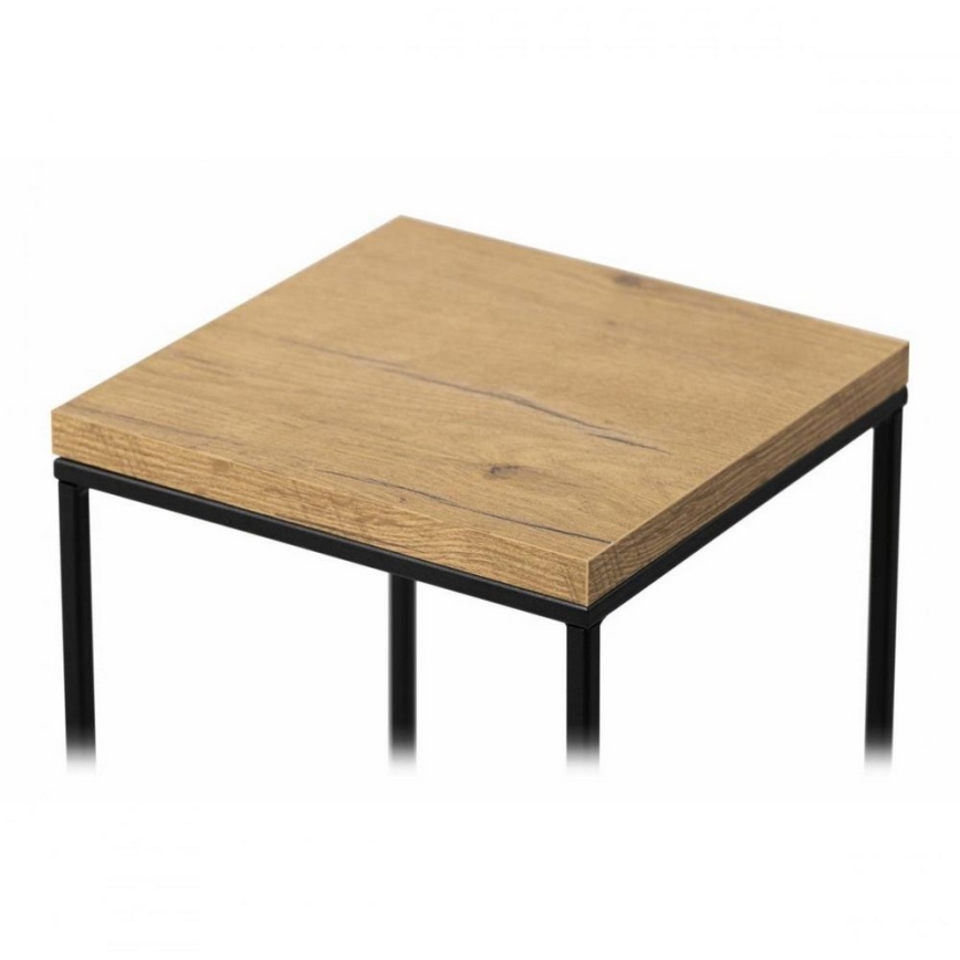 Стойка за цветя BASICLOFT 60x24 черен/кафяв