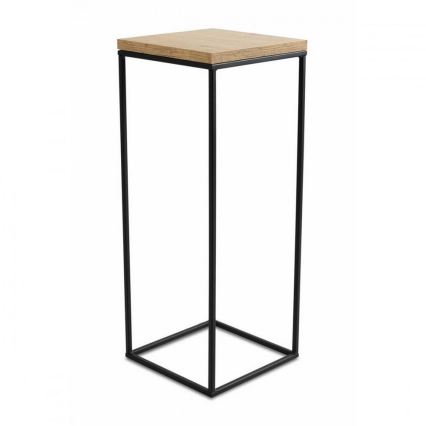 Стойка за цветя BASICLOFT 60x24 черен/кафяв