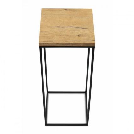 Стойка за цветя BASICLOFT 60x24 черен/кафяв