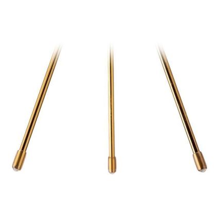 Стойка за цветя EMMA 32,5x13 см черна/златиста