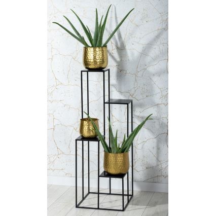 Стойка за цветя KASKADA 110x40 черен