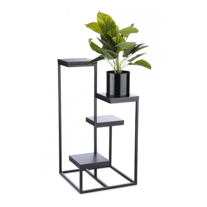 Стойка за цветя KASKADA 79x40 черен