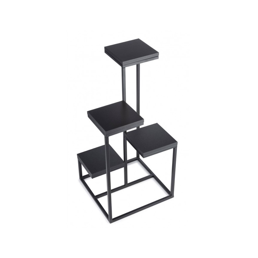 Стойка за цветя KASKADA 79x40 черен