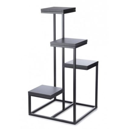 Стойка за цветя KASKADA 79x40 черен