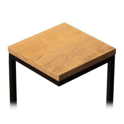 Стойка за цветя KASKADA 79x40 черен/кафяв