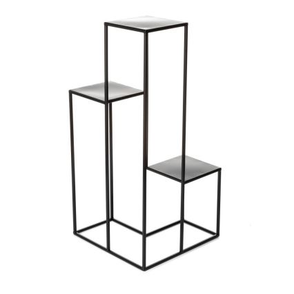 Стойка за цветя KASKADA 85x40 см черен