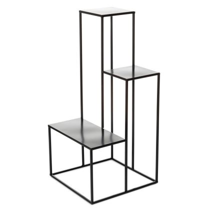 Стойка за цветя KASKADA 85x40 см черен