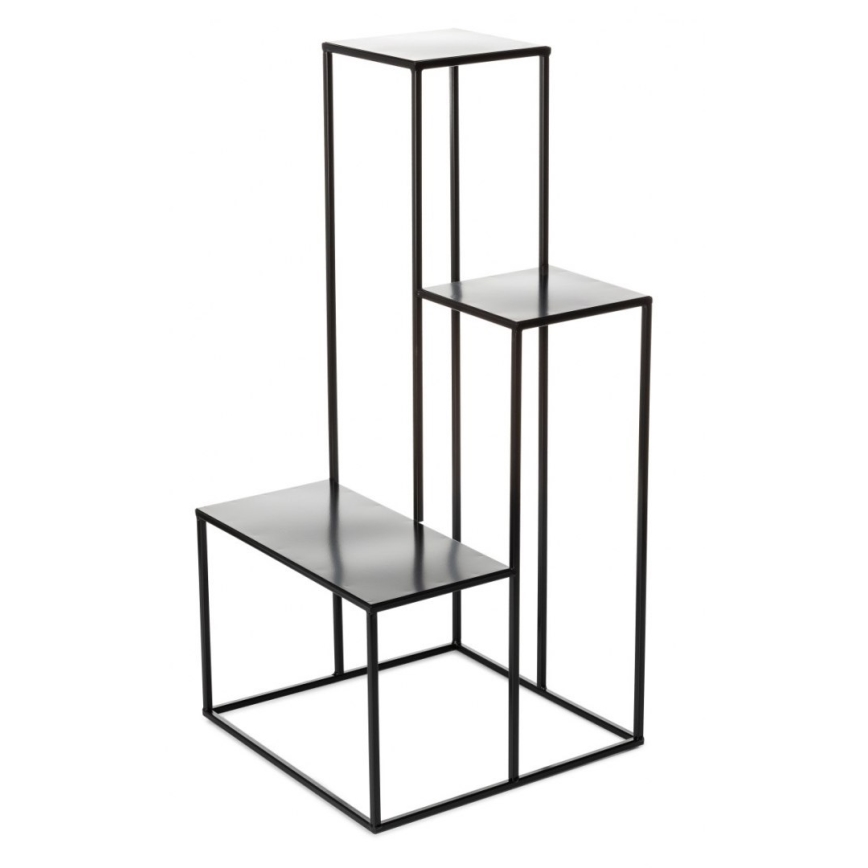 Стойка за цветя KASKADA 85x40 см черен