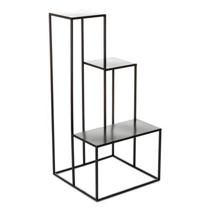 Стойка за цветя KASKADA 85x40 см черен