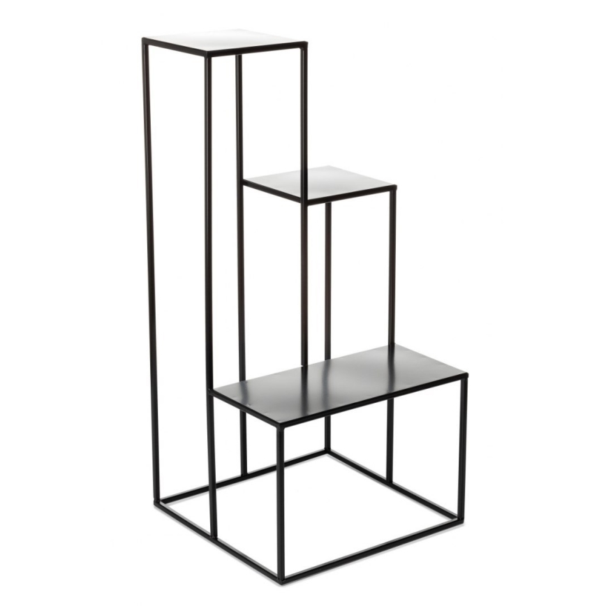 Стойка за цветя KASKADA 85x40 см черен