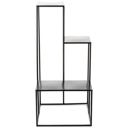 Стойка за цветя KASKADA 85x40 см черен