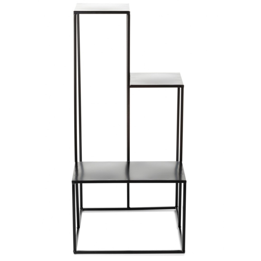 Стойка за цветя KASKADA 85x40 см черен