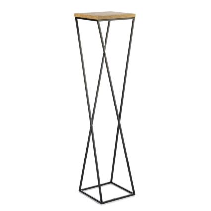 Стойка за цветя LOFT 100x24 см черен/кафяв