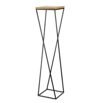 Стойка за цветя LOFT 100x24 см черен/кафяв