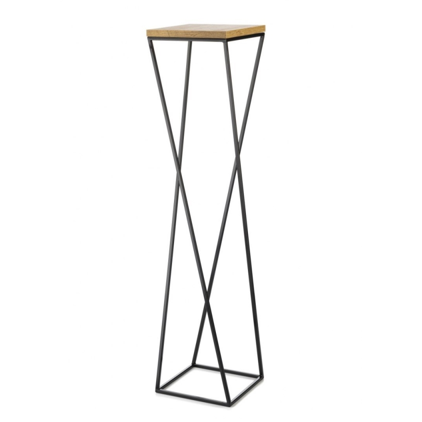 Стойка за цветя LOFT 100x24 см черен/кафяв