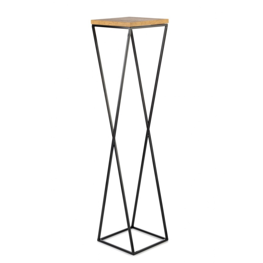 Стойка за цветя LOFT 100x24 см черен/кафяв