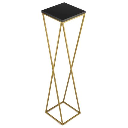 Стойка за цветя LOFT 100x24 см златист/черен