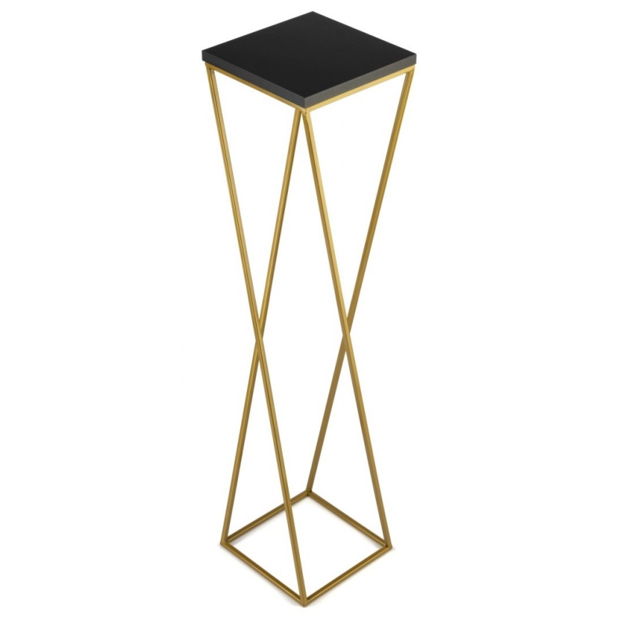 Стойка за цветя LOFT 100x24 см златист/черен