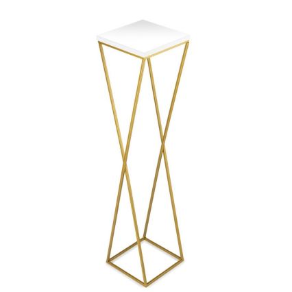 Стойка за цветя LOFT 100x24 см златист/черен