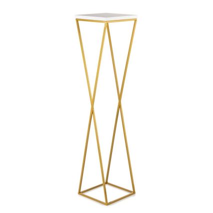 Стойка за цветя LOFT 100x24 см златист/черен