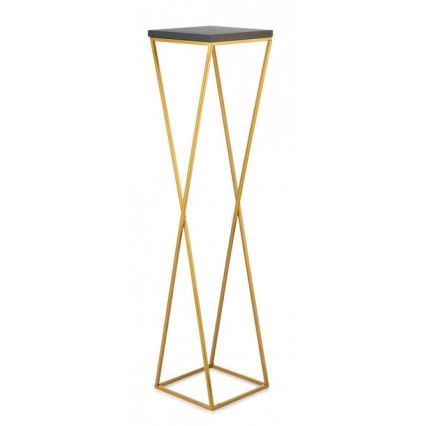 Стойка за цветя LOFT 100x24 см златист/черен