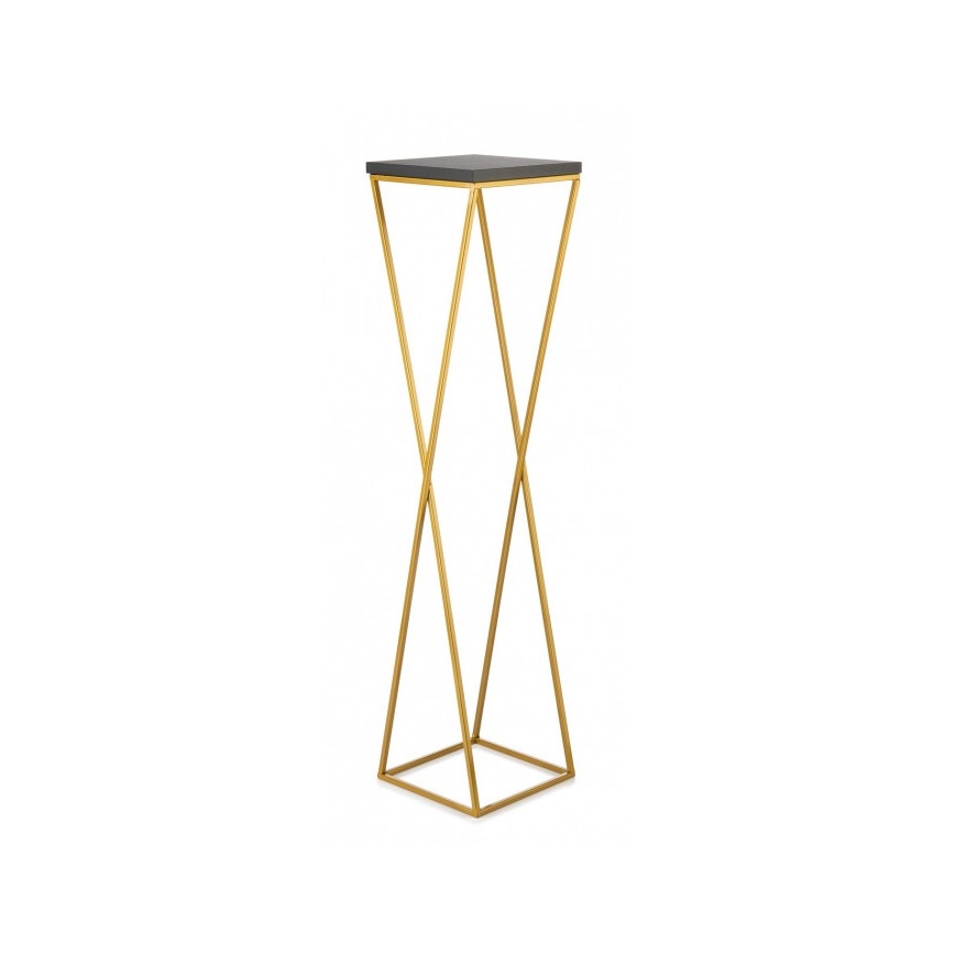 Стойка за цветя LOFT 100x24 см златист/черен