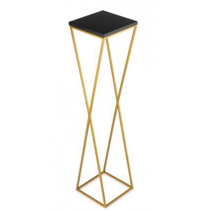 Стойка за цветя LOFT 100x24 см златист/черен