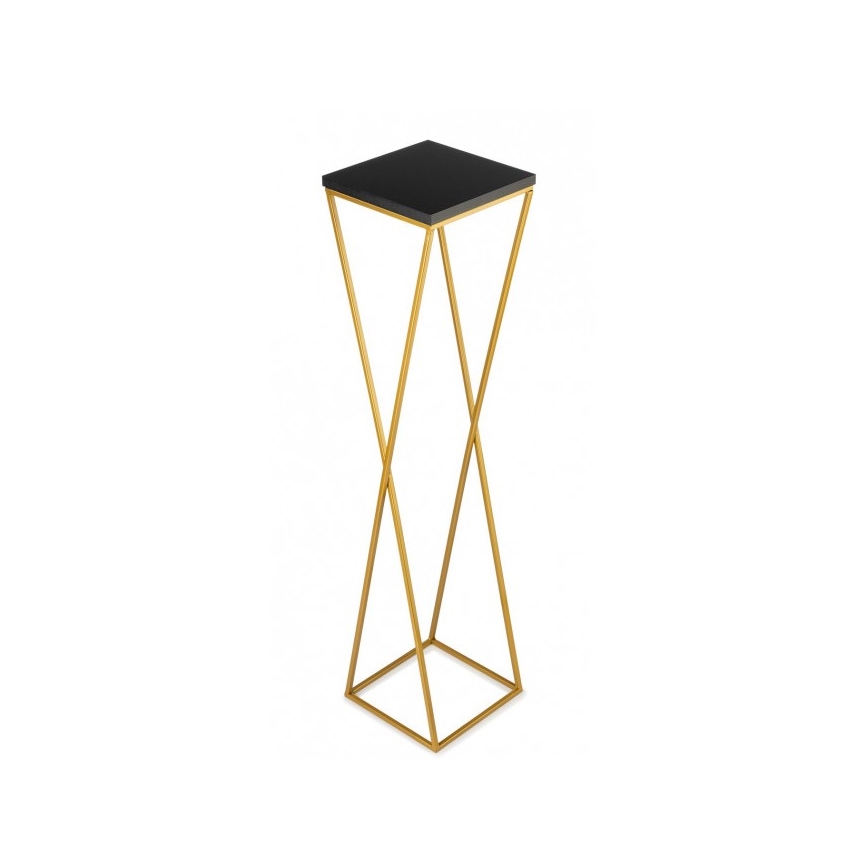 Стойка за цветя LOFT 100x24 см златист/черен