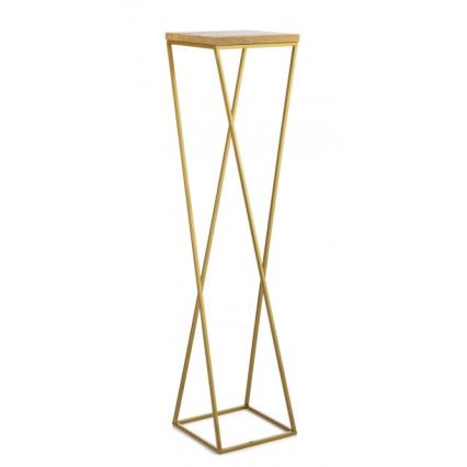 Стойка за цветя LOFT 100x24 см златист/кафяв