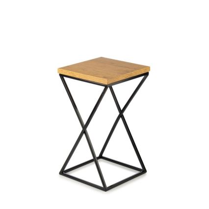 Стойка за цветя LOFT 40x24 см черен/кафяв