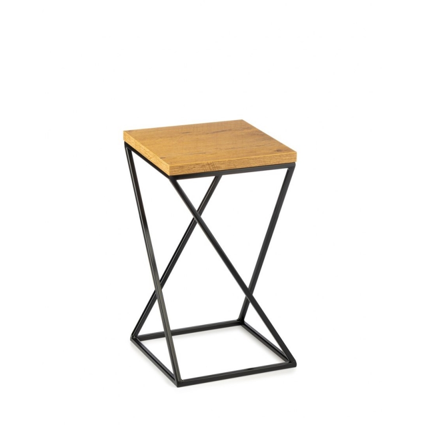 Стойка за цветя LOFT 40x24 см черен/кафяв