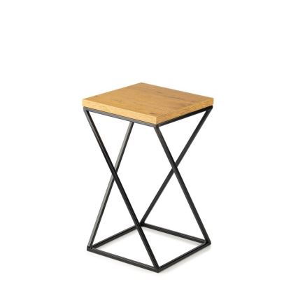 Стойка за цветя LOFT 40x24 см черен/кафяв