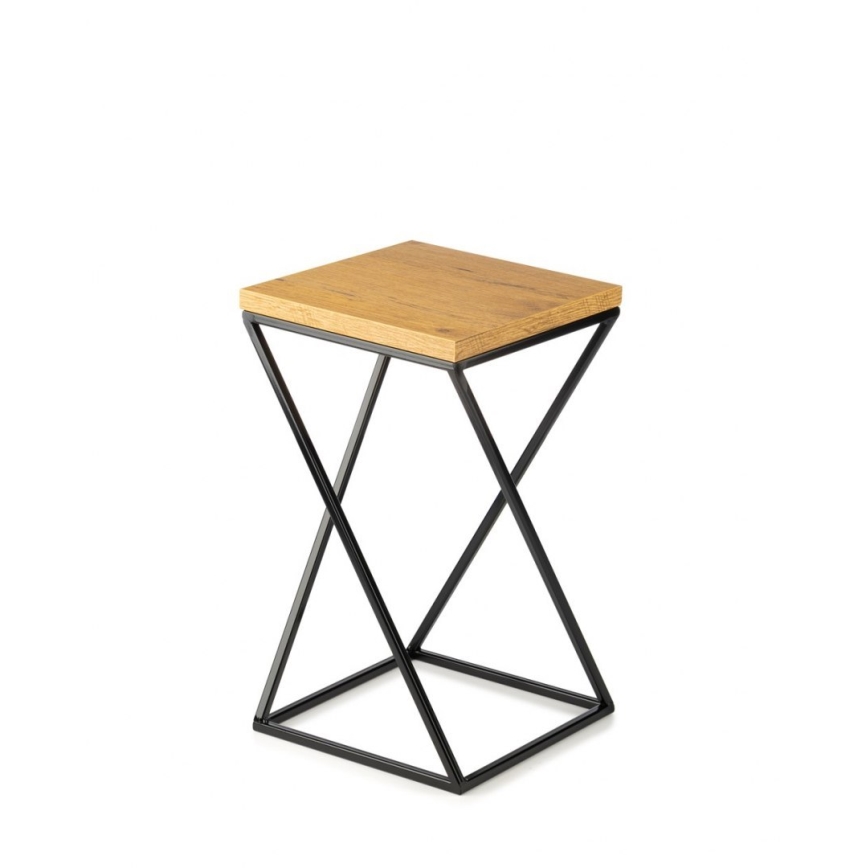 Стойка за цветя LOFT 40x24 см черен/кафяв