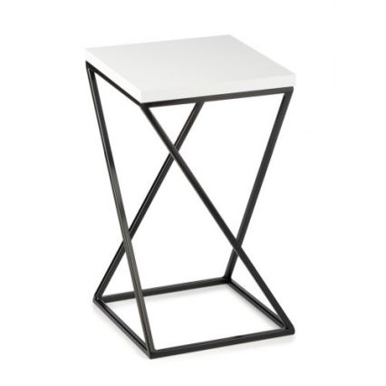 Стойка за цветя LOFT 40x24 см черна/бяла