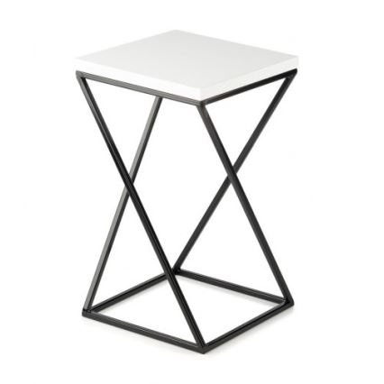 Стойка за цветя LOFT 40x24 см черна/бяла