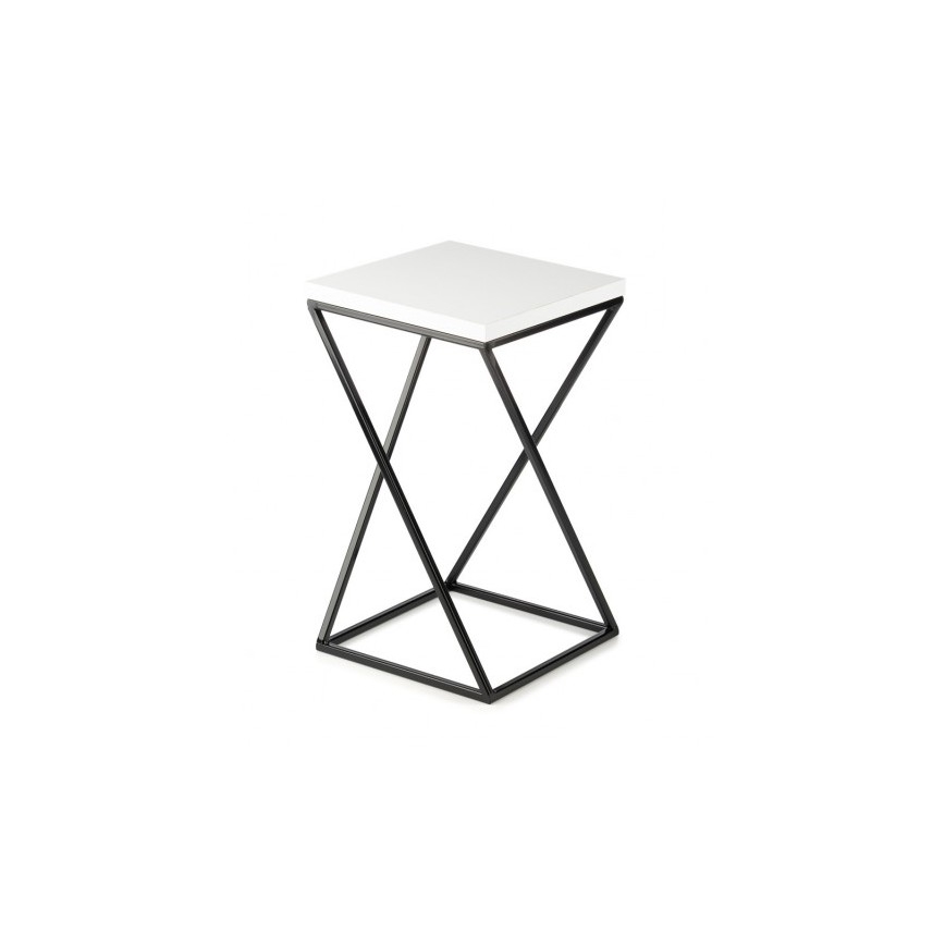 Стойка за цветя LOFT 40x24 см черна/бяла