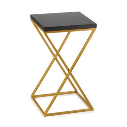 Стойка за цветя LOFT 40x24 см златист/черен