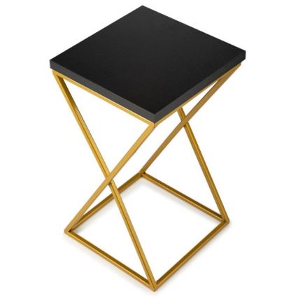 Стойка за цветя LOFT 40x24 см златист/черен
