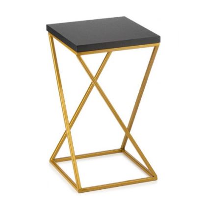 Стойка за цветя LOFT 40x24 см златист/черен