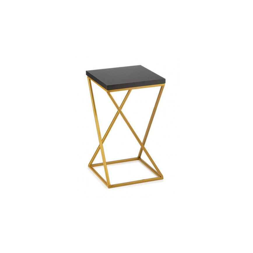 Стойка за цветя LOFT 40x24 см златист/черен