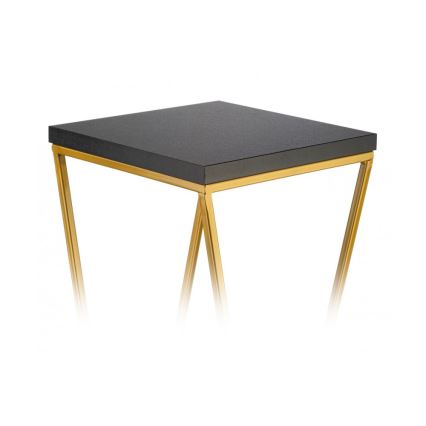 Стойка за цветя LOFT 40x24 см златист/черен