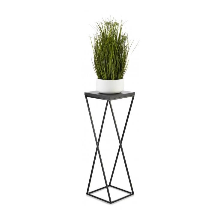 Стойка за цветя LOFT 70x24 см черен