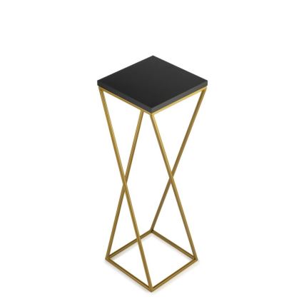 Стойка за цветя LOFT 70x24 см златист/черен