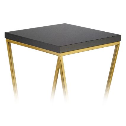 Стойка за цветя LOFT 70x24 см златист/черен