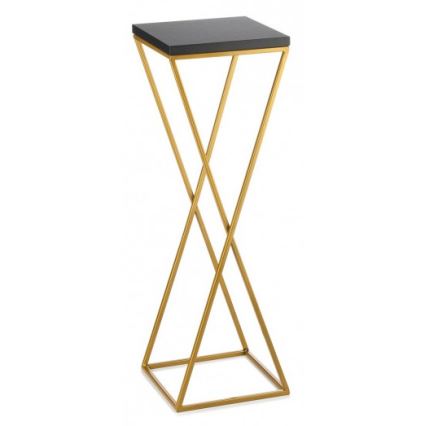 Стойка за цветя LOFT 70x24 см златист/черен