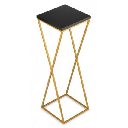 Стойка за цветя LOFT 70x24 см златист/черен