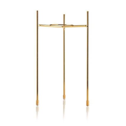 Стойка за цветя NILA 28x11 см черна/златиста