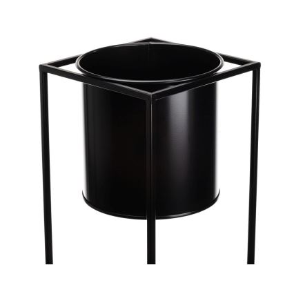 Стойка за цветя RING 100x23 см черен