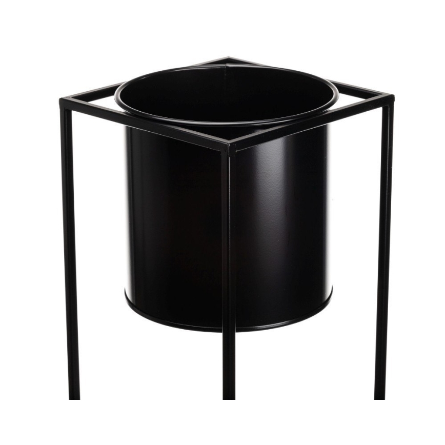 Стойка за цветя RING 100x23 см черен